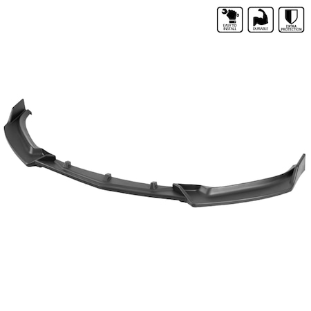 Spec-D Tuning Mazda 3 Front Bumper Lip - Matte Black 2014-2018 LPF-MZ314BK-AK